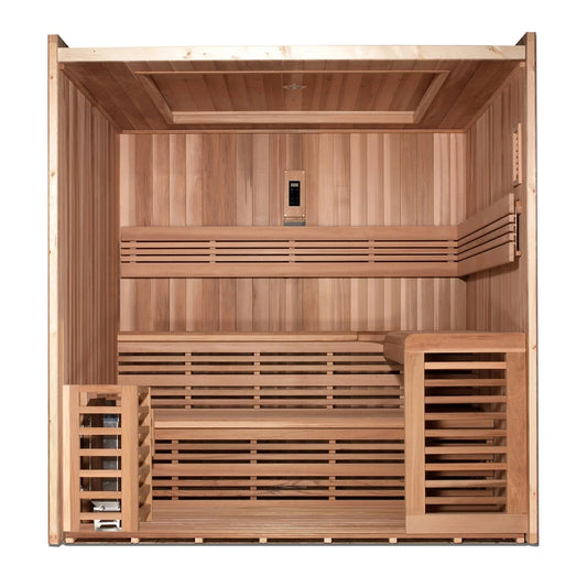 SaunasEnvy - 6 Person Traditional Steam Sauna Modern Relax 3