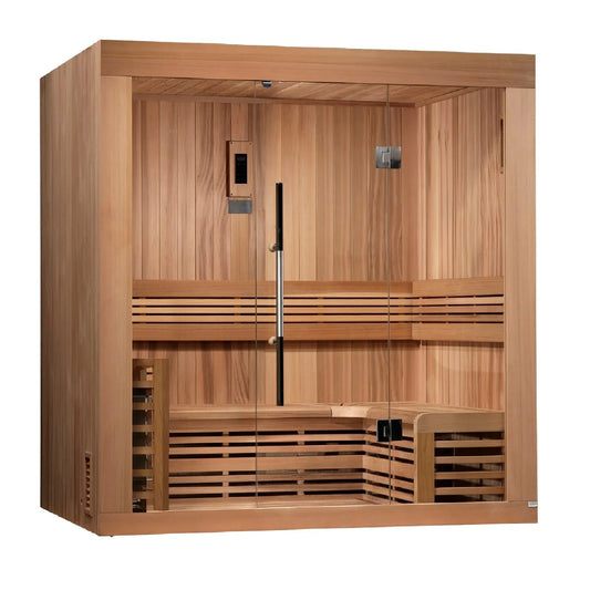 SaunasEnvy - 3 Person Traditional Steam Sauna Modern Relax 2