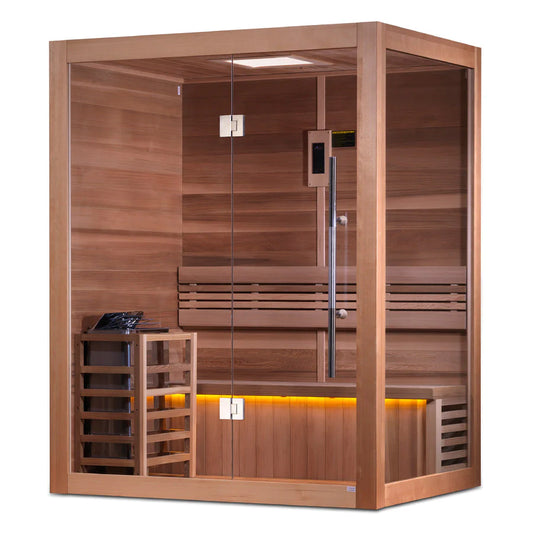 SaunasEnvy:  2-3 Person Traditional Steam Sauna Modern Relax 4