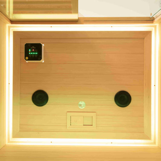 SaunasEnvy: Heating Panel Infrared Sauna Room – 1 Person