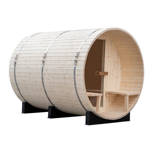 High-grade Finnish Pine Outdoor Cabin Barrel Steam Sona Room Sauna