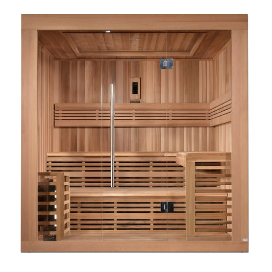 SaunasEnvy - 6 Person Traditional Steam Sauna Modern Relax 3