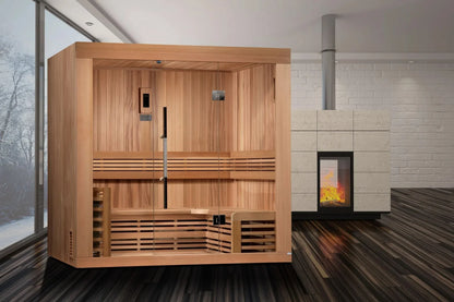 SaunasEnvy - 3 Person Traditional Steam Sauna Modern Relax 2
