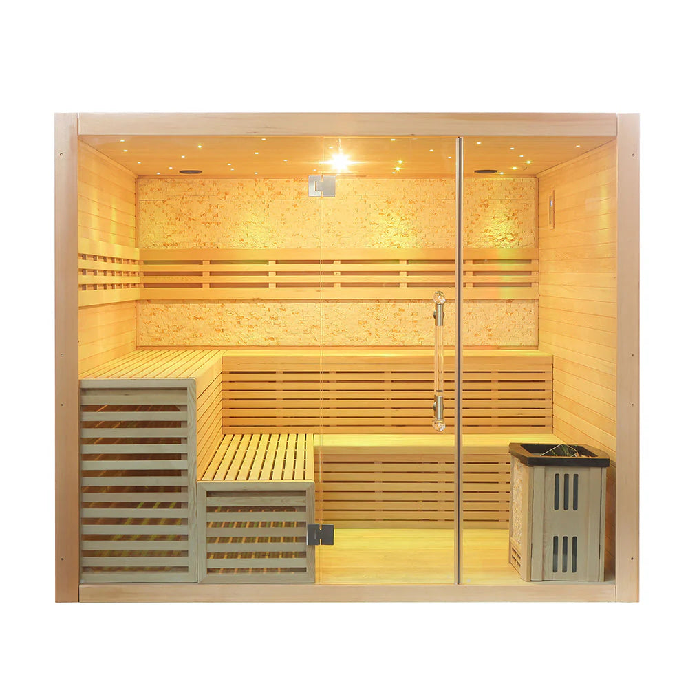 SaunasEnvy: Therapy Wood Traditional Steam Sauna Modern Relax 7