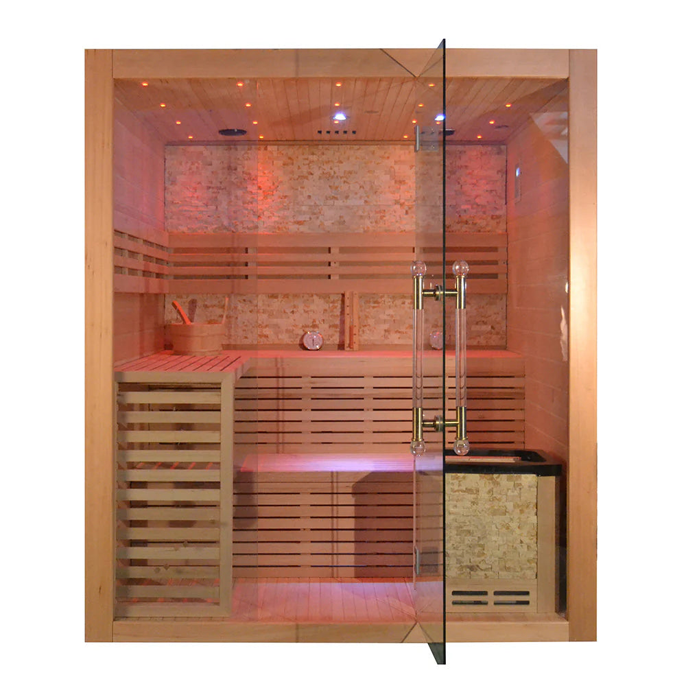 SaunasEnvy: Therapy Wood Traditional Steam Sauna Modern Relax 7