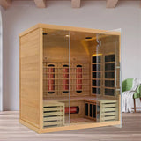 SaunasEnvy Deluxe 4-Person Infrared Sauna Room