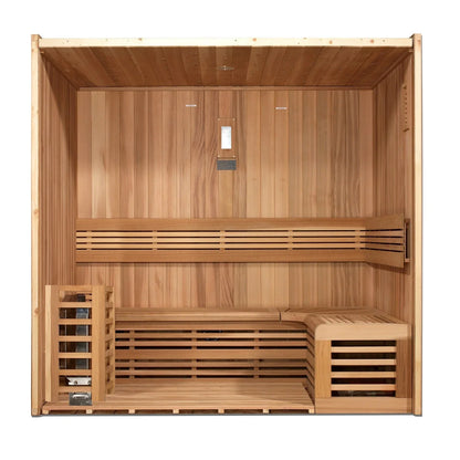 SaunasEnvy - 3 Person Traditional Steam Sauna Modern Relax 2