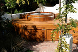Electric Heating Wooden Outdoor Spa Hot Tub 5 Person Hot Spa Tubs