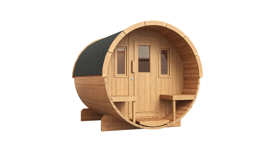 SaunasEnvy Barrel Sauna – Nature Air Serenity 1