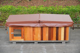 SaunasEnvy All-in-One Red Cedar Cold Plunge Tub