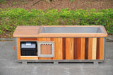 SaunasEnvy All-in-One Red Cedar Cold Plunge Tub