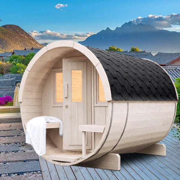 SaunasEnvy Barrel Sauna – Nature Air Serenity 1