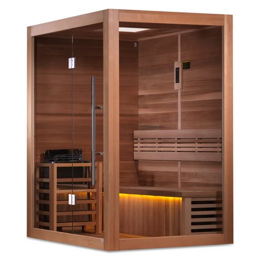 SaunasEnvy:  2-3 Person Traditional Steam Sauna Modern Relax 4