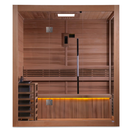 SaunasEnvy:  3 Person Traditional Steam Sauna Modern Relax 5