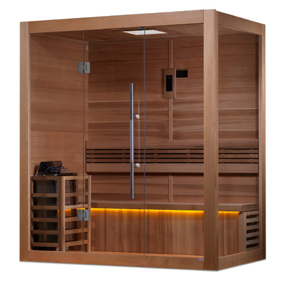 SaunasEnvy:  3 Person Traditional Steam Sauna Modern Relax 5