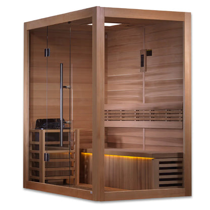 SaunasEnvy:  3 Person Traditional Steam Sauna Modern Relax 5