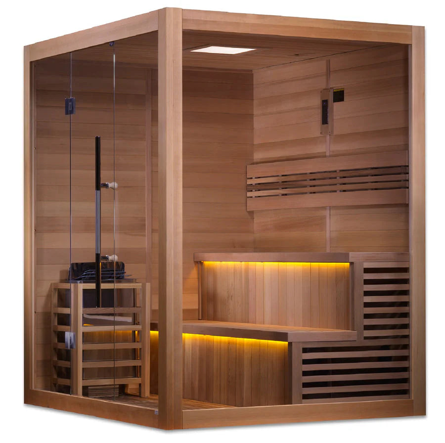 SaunasEnvy:  4-6 Person Traditional Steam Sauna Modern Relax 6