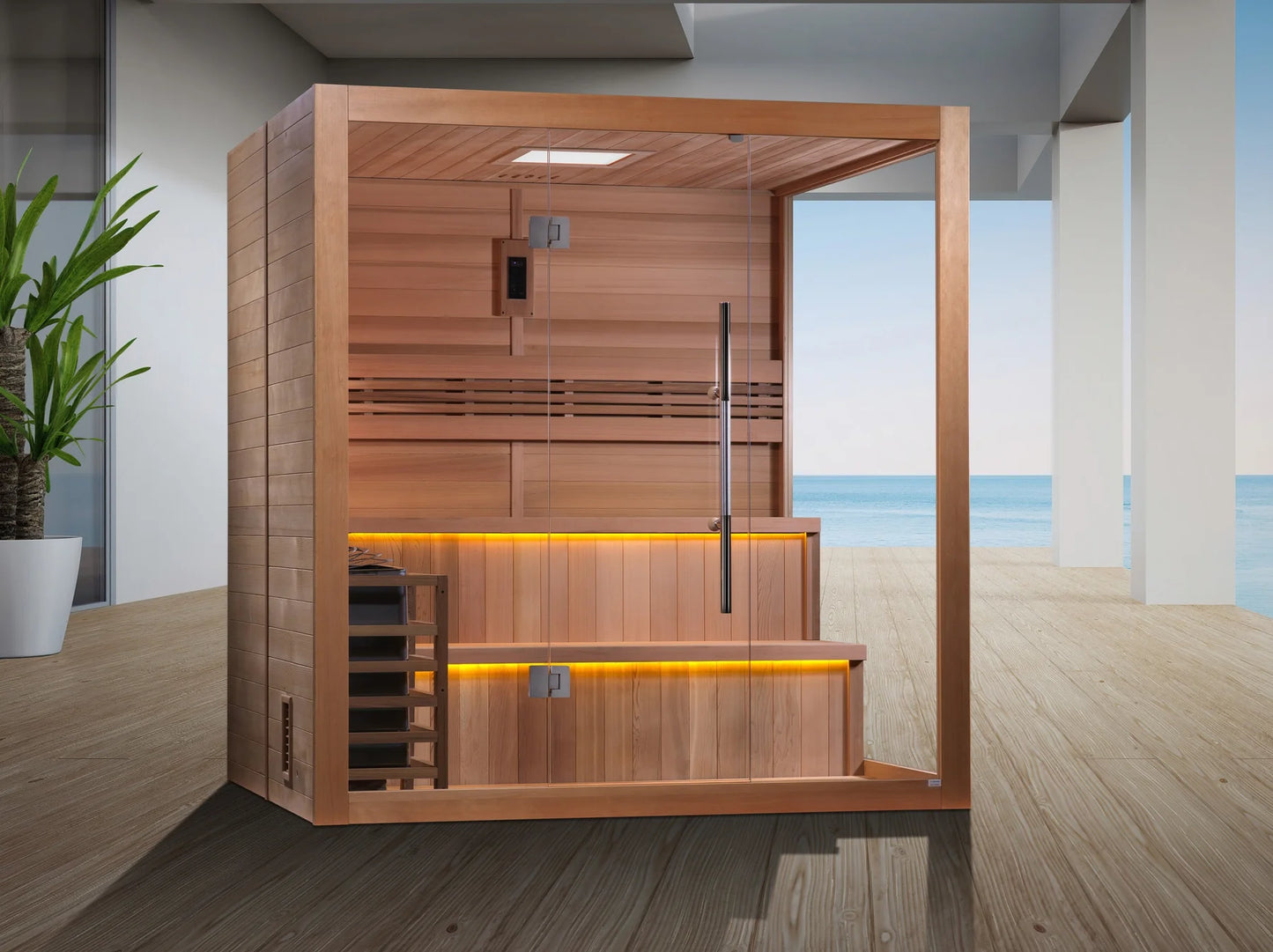 SaunasEnvy:  4-6 Person Traditional Steam Sauna Modern Relax 6