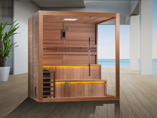 SaunasEnvy:  4-6 Person Traditional Steam Sauna Modern Relax 6