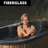 High Quality Wood Stainless Steel Ice Bath Tub Cold Plunge Tub and Sauna Room & Spa Tub for Sale