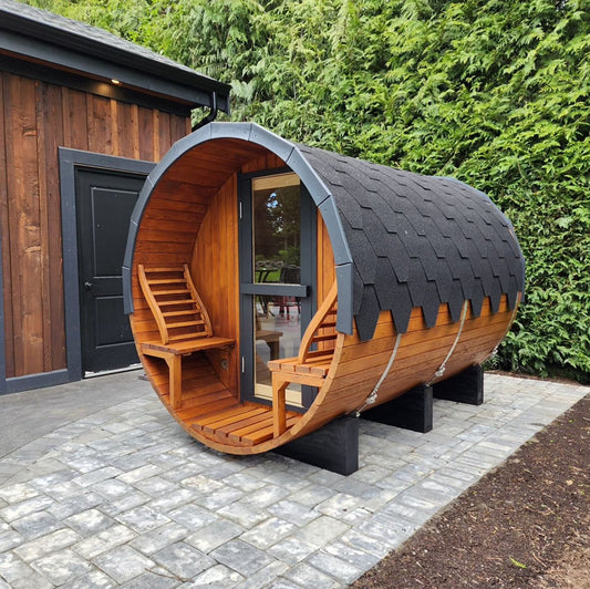 SaunasEnvy: TimberFlow (4–6 Person) Barrel Sauna