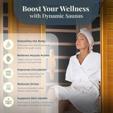 SaunasEnvy: InfraGlow 2–4 Person Home Infrared Sauna