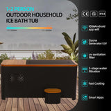 SaunasEnvy Cold Plunge Recovery Tub – 1 Person Hydrotherapy Spa
