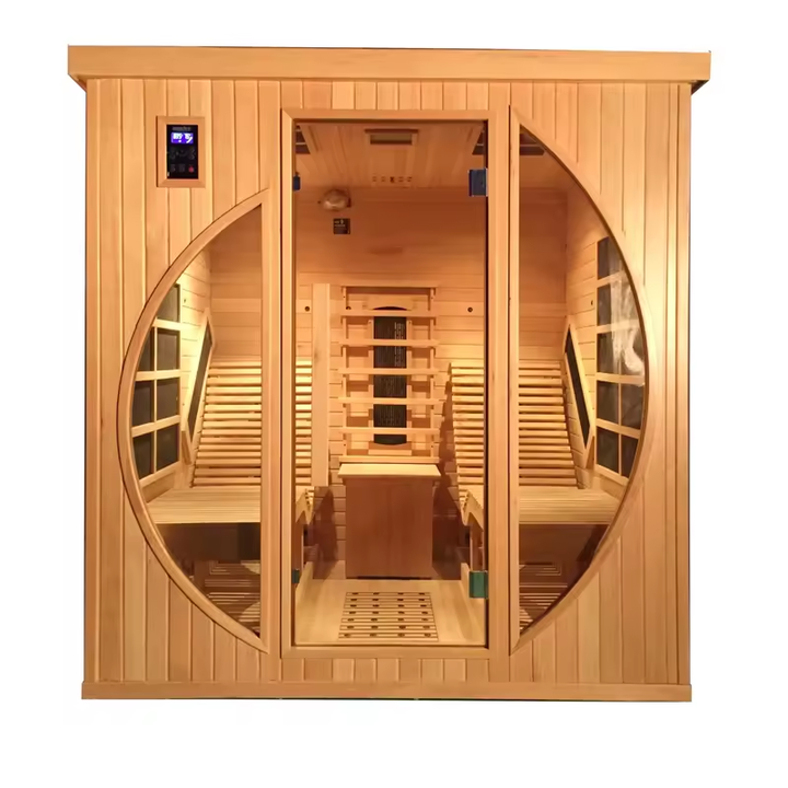 2025 Pure Canada Hemlock & Red Cedar Lay Down Two Person Far Infrared Sauna by [Your Store Name]