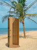 SaunasEnvy – Wooden Outdoor Shower Panel Edition