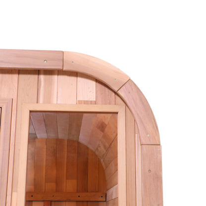Fashion Wood Outdoor Cube Sauna Room Wet Steam Sauna Room 4~6 Person Size Sauna