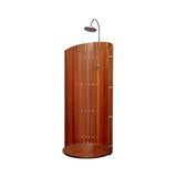 SaunasEnvy – Wooden Outdoor Shower Panel Edition