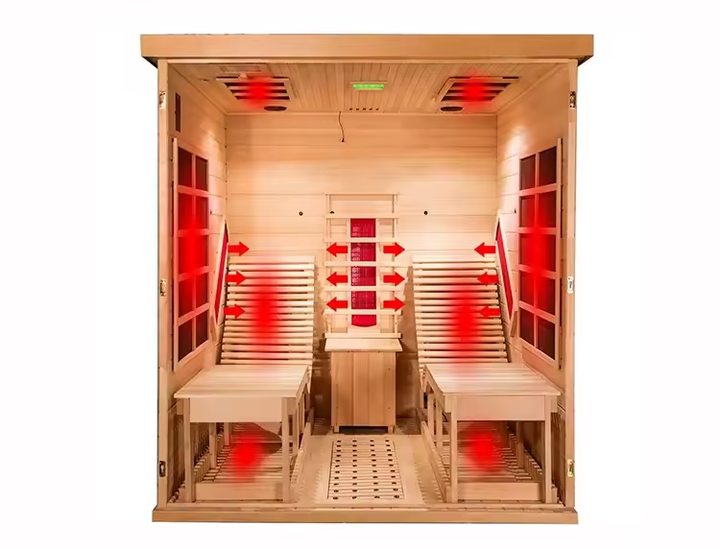 2025 Pure Canada Hemlock & Red Cedar Lay Down Two Person Far Infrared Sauna by [Your Store Name]
