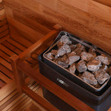 Fashion Wood Outdoor Cube Sauna Room Wet Steam Sauna Room 4~6 Person Size Sauna