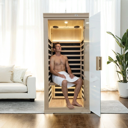 SaunasEnvy: Heating Panel Infrared Sauna Room – 1 Person