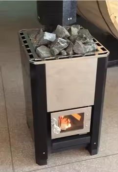 2025 Hot Sale Sauna Accessories Stainless Steel Wood Burning Stove for Steam Sauna Room