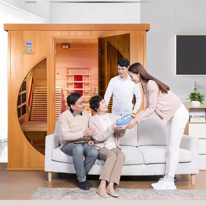 2025 Pure Canada Hemlock & Red Cedar Lay Down Two Person Far Infrared Sauna by [Your Store Name]