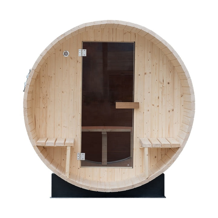 High-grade Finnish Pine Outdoor Cabin Barrel Steam Sona Room Sauna