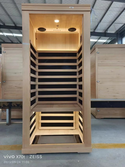 SaunasEnvy: Heating Panel Infrared Sauna Room – 1 Person