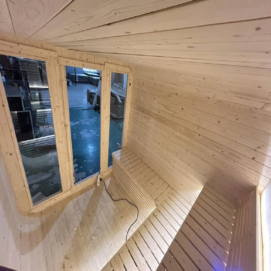 Factory Supplier Traditional Sauna for 6-8 Person with Electric Sauna Stove