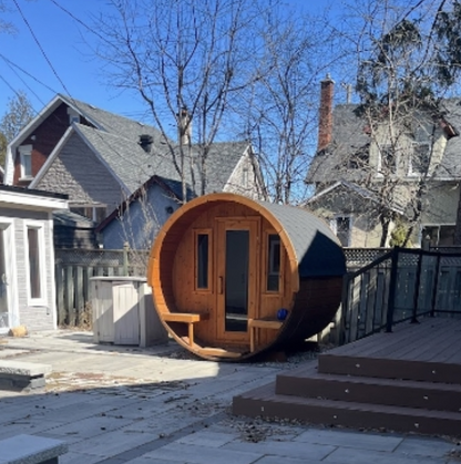 SaunasEnvy: TimberFlow (4–6 Person) Barrel Sauna