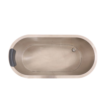 ❄️ SaunasEnvy Oval Cedar Cold Plunge Tub