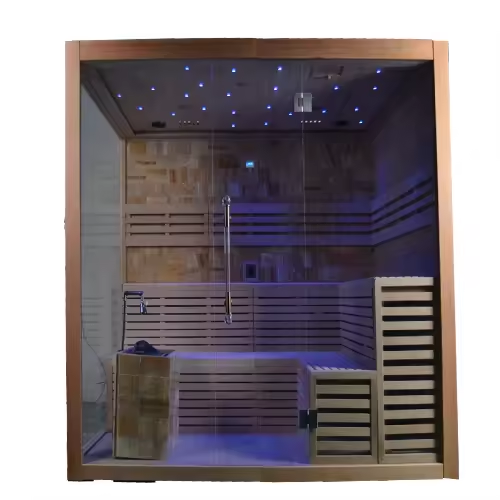 2025 YD Luxury Hemlock Wood Spa Sauna Room - High-Quality Traditional Sweat Steaming House