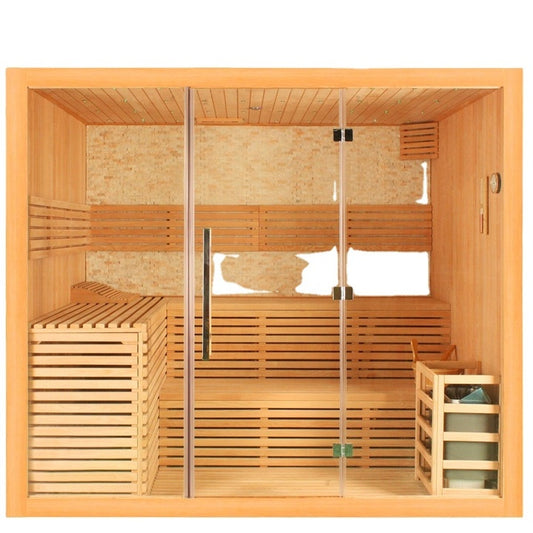 2025 Luxurious Family Sauna Room - 4-5 Person Capacity with Advanced Computer Control