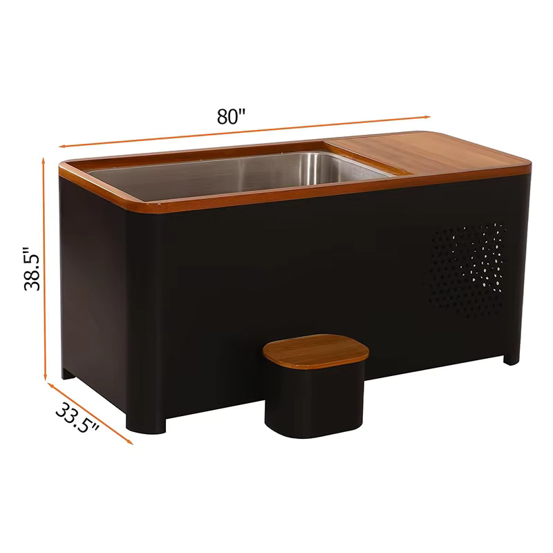 SaunasEnvy Cold Plunge Recovery Tub – 1 Person Hydrotherapy Spa