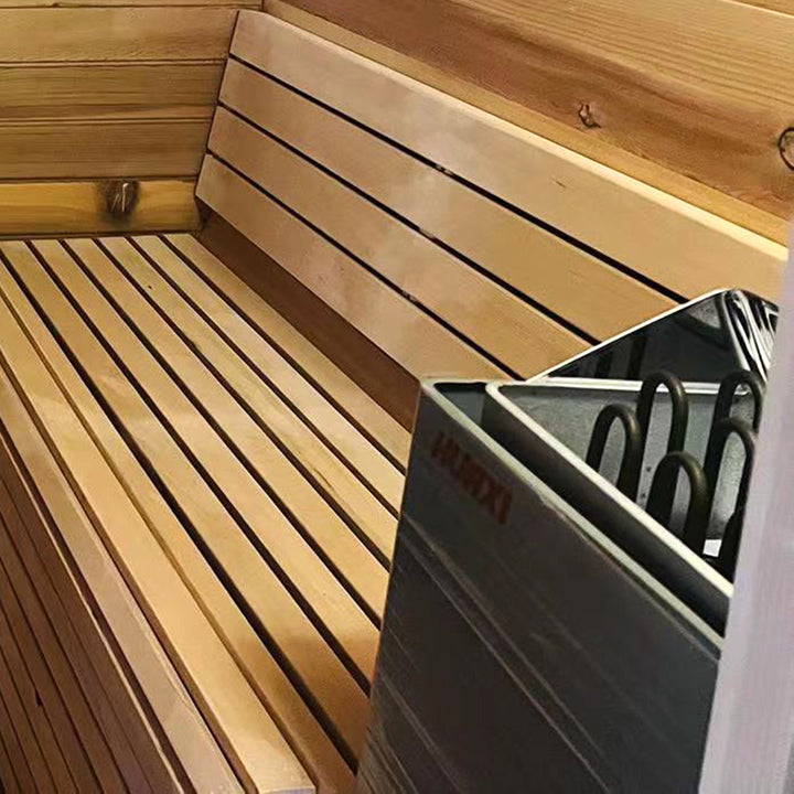 Home Traditional Steam Room Outdoor Sauna 4 Person Sauna Equipment for Sale