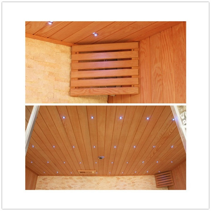 2025 Luxurious Family Sauna Room - 4-5 Person Capacity with Advanced Computer Control