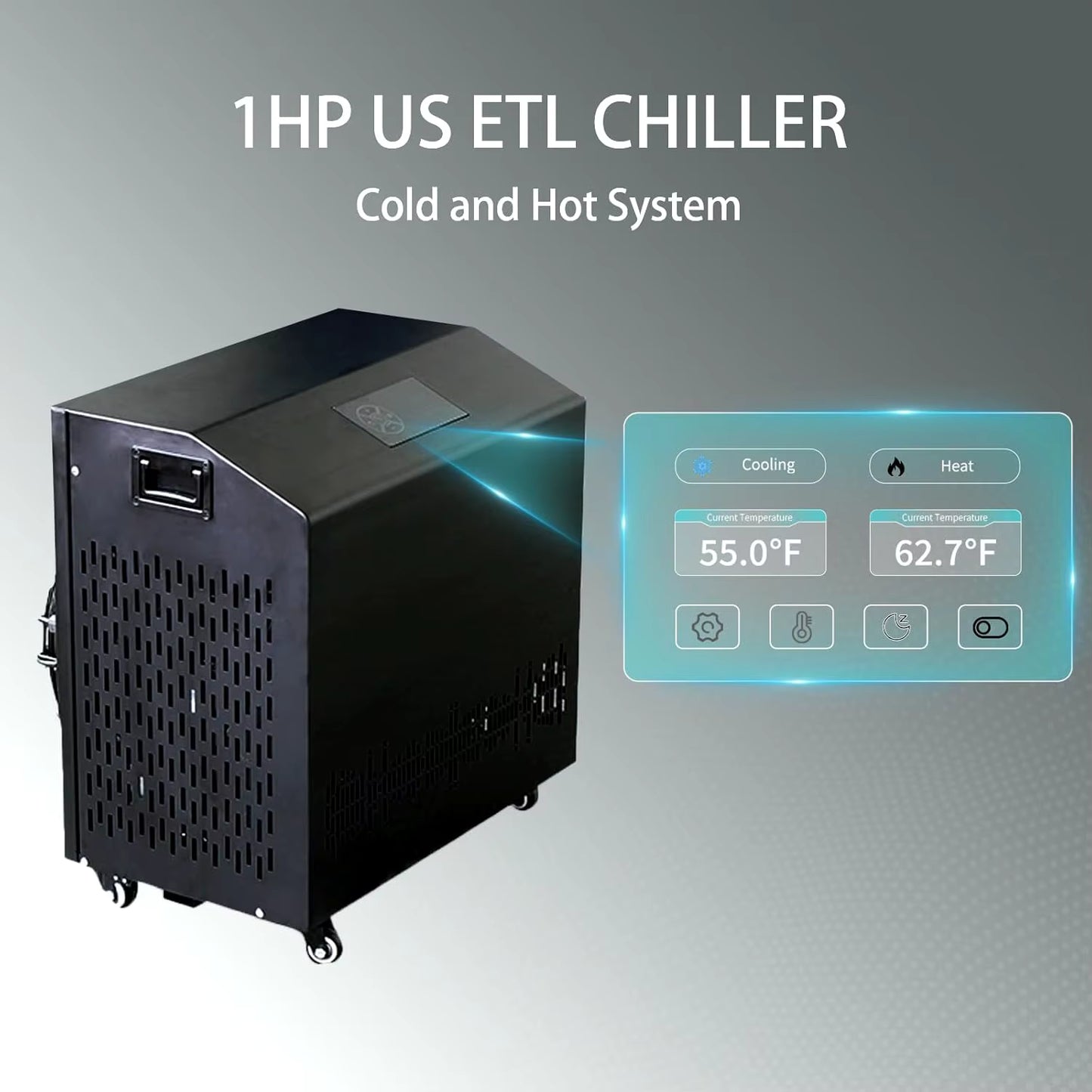 SaunasEnvy Cold Plunge Recovery Tub – 1 Person Hydrotherapy Spa