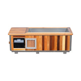 SaunasEnvy All-in-One Red Cedar Cold Plunge Tub