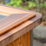 SaunasEnvy All-in-One Red Cedar Cold Plunge Tub