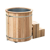 SaunasEnvy GlacierFlow Cold Plunge – Stainless Steel Recovery Tub